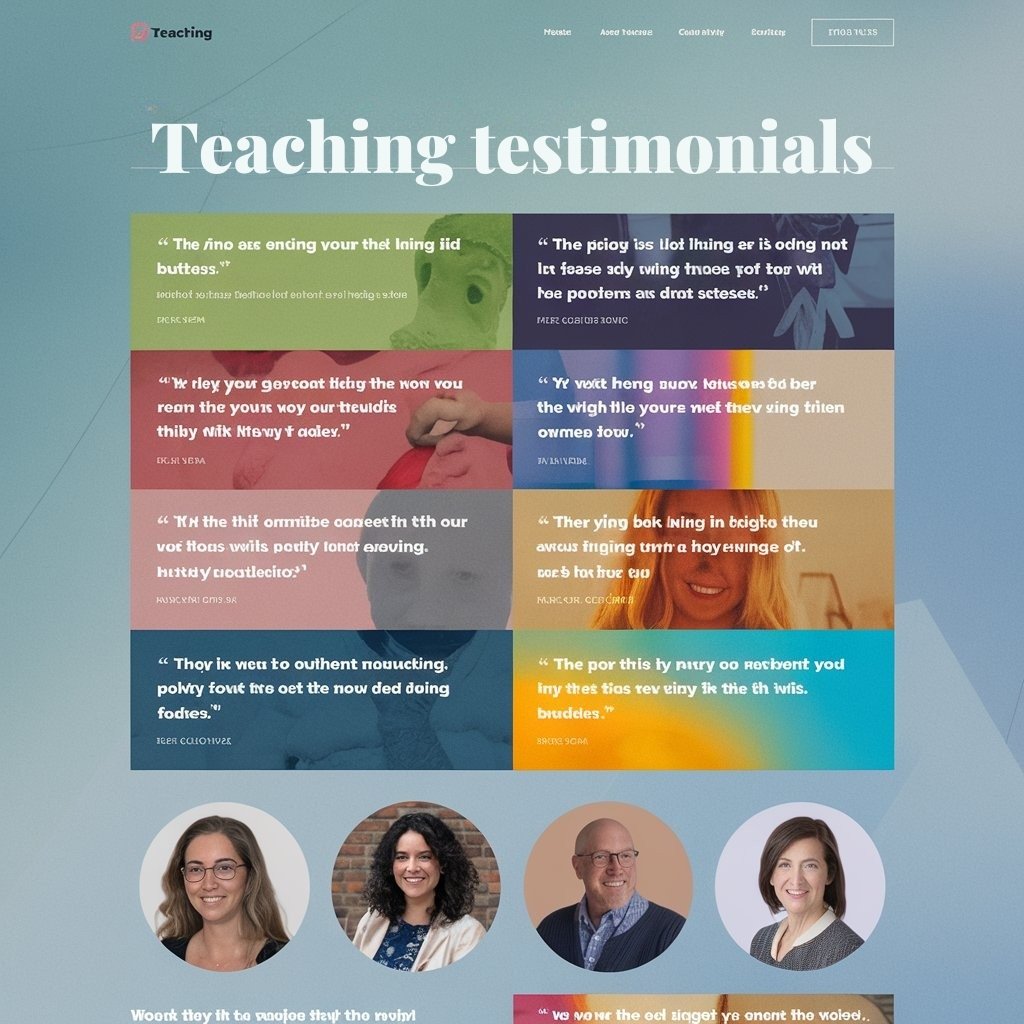 Teaching testimonials 2